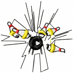 Bowling Embroidery Design 9 Bowling Embroidery Design 9